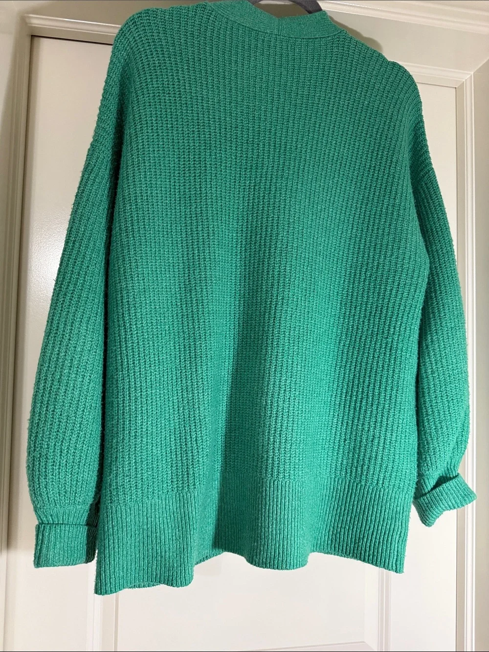 Vineyard Vines Emerald Green Textured Knit Cardigan